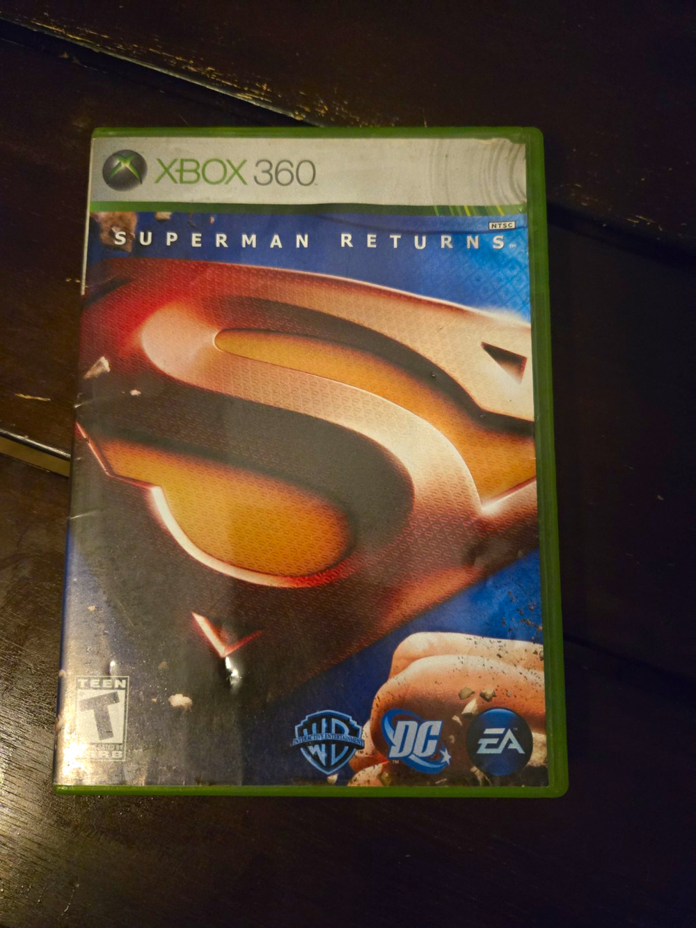 Superman Returns Xbox 360 2006 EA Warner Bros DC Video Game Disc & Case